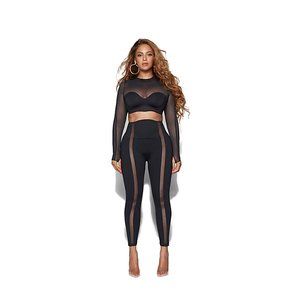 adidas x IVY PARK Mesh Tights - Black | Size: XS